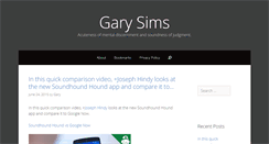 Desktop Screenshot of garysims.co.uk